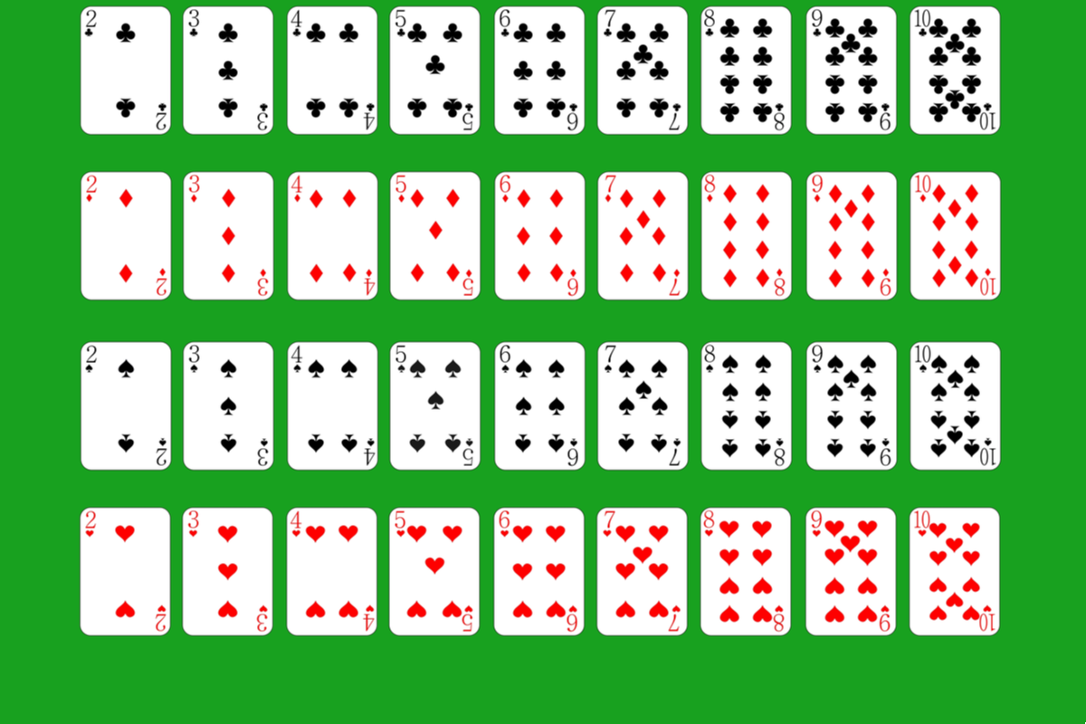 main cards in solitare